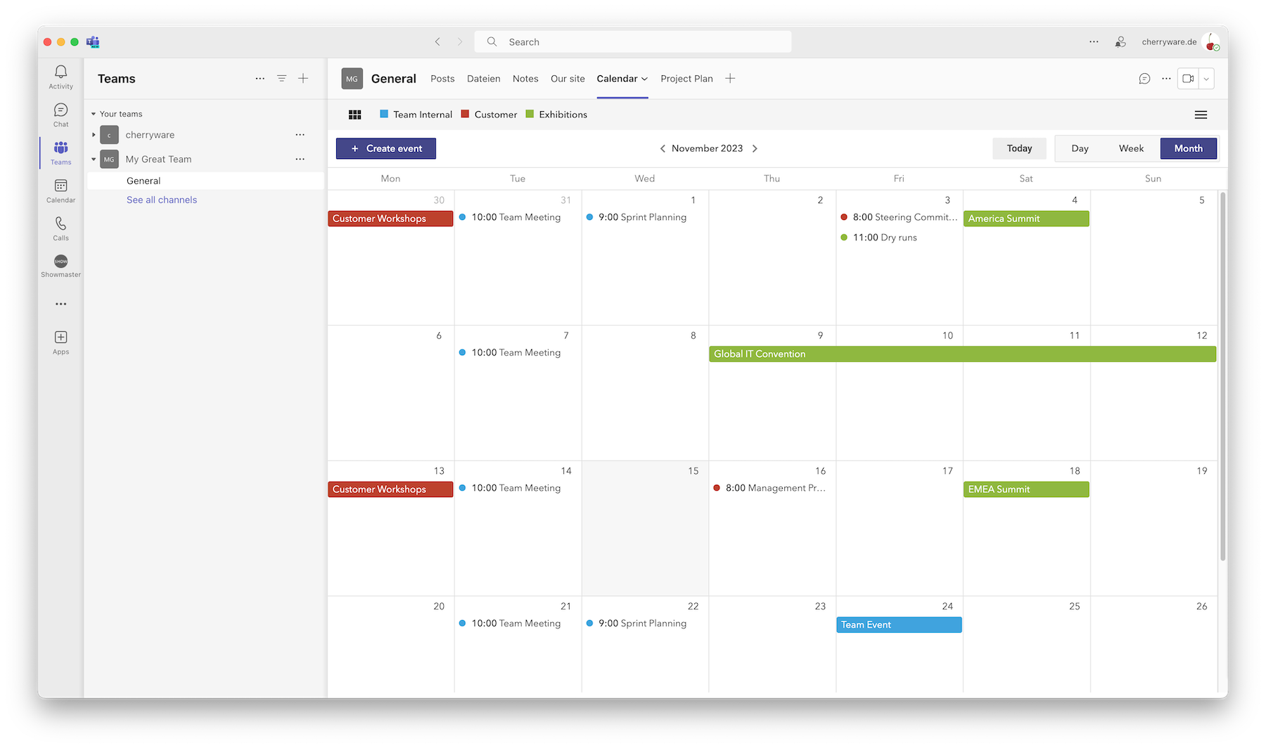 Gemeinsamen Kalender in Microsoft Teams erstellen